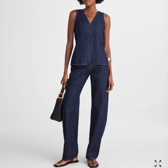 NWT Madewell The Tall Balloon Jean in Rinse Wash size 26 - Picture 1 of 6